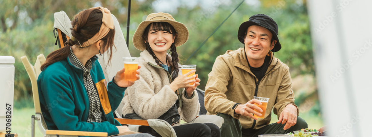 心地よい場所での至福の食事タイム